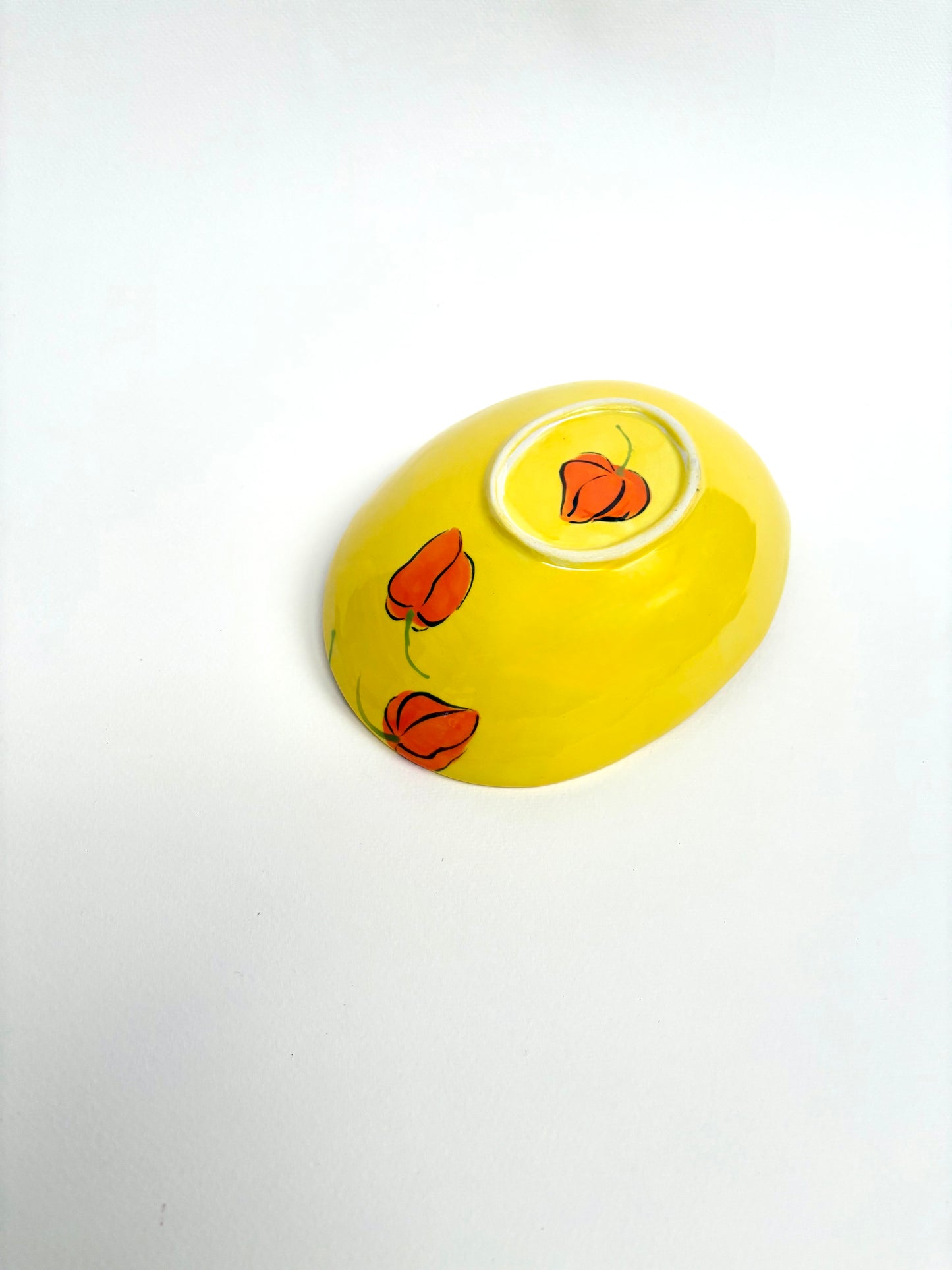 Large Oval scotch bonnet bowl