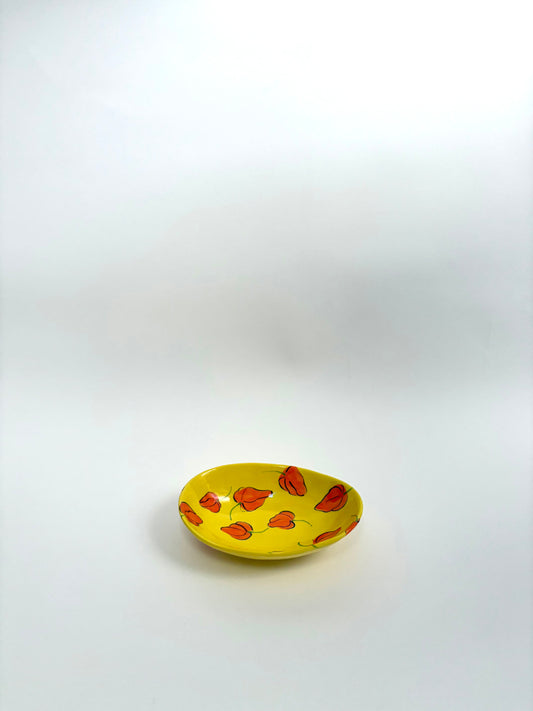 Large Oval scotch bonnet bowl